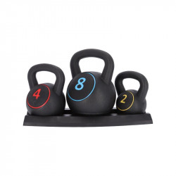 JUEGO DE 3 KETTLEBELLS DE...