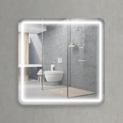ESPEJO DE BAÑO LED 80X80 CM...