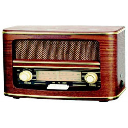RADIO AM/FM DE MADERA...