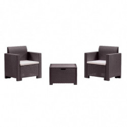 SET TERRAZA 2 SILLONES Y...