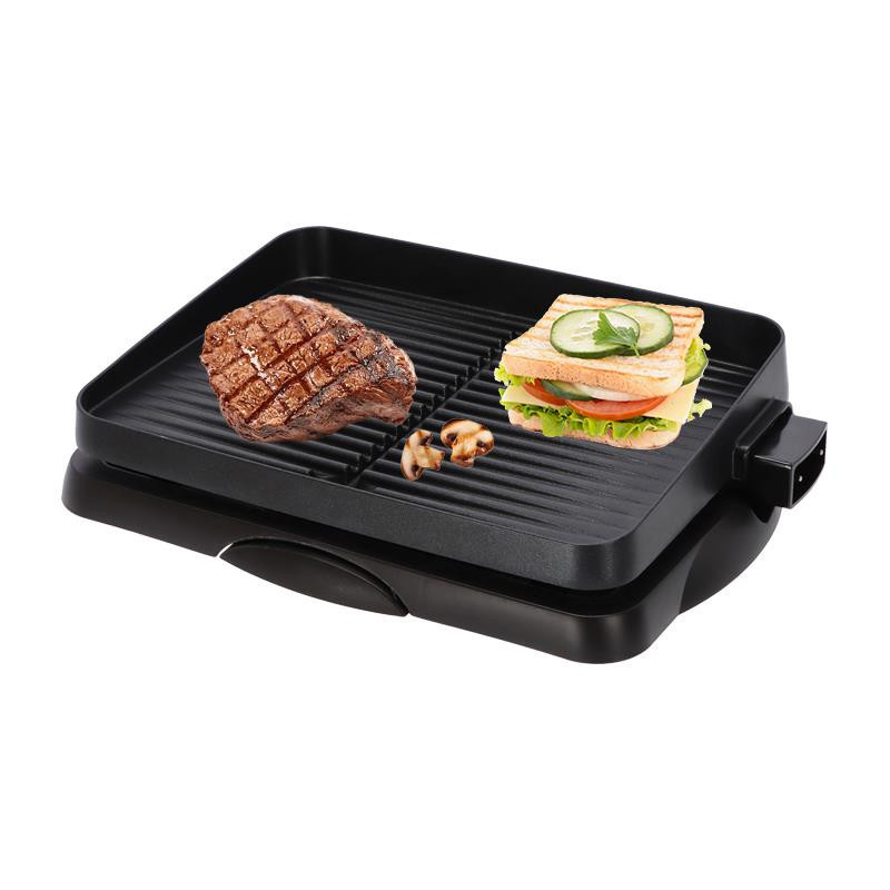 PLANCHA DE ASAR 1.500W PLACA GRILL ANTIADHERENTE LARRYHOUSE LH1818