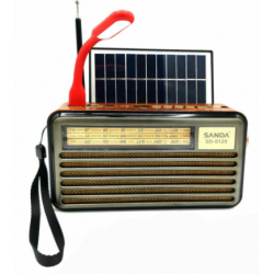 RADIO CON PANEL SOLAR, FM,...