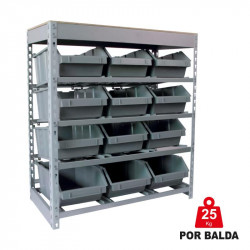 ESTANTERIA RACK 4 BALDAS...