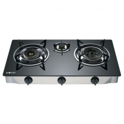 COCINA GAS INOX 3 FUEGOS...