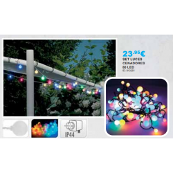 SET LUCES CENADORES 80 LED...