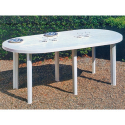 MESA JARDIN OVALADA...