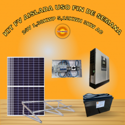 KIT SOLAR AISLADA 24V...