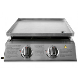 PLANCHA GRILL GAS 2 FUEGOS...
