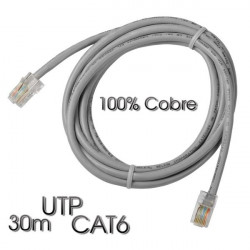 CABLE DE RED UTP CAT 6 30M...