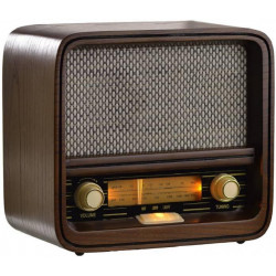 RADIO AM/FM DE MADERA...