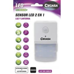 SENSOR LED 2 EN 1 LUZ Y...