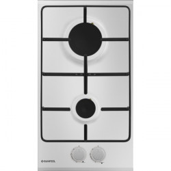PLACA GAS  2 FUEGOS INOX...