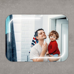 ESPEJO DE BAÑO LED 80X60 CM...